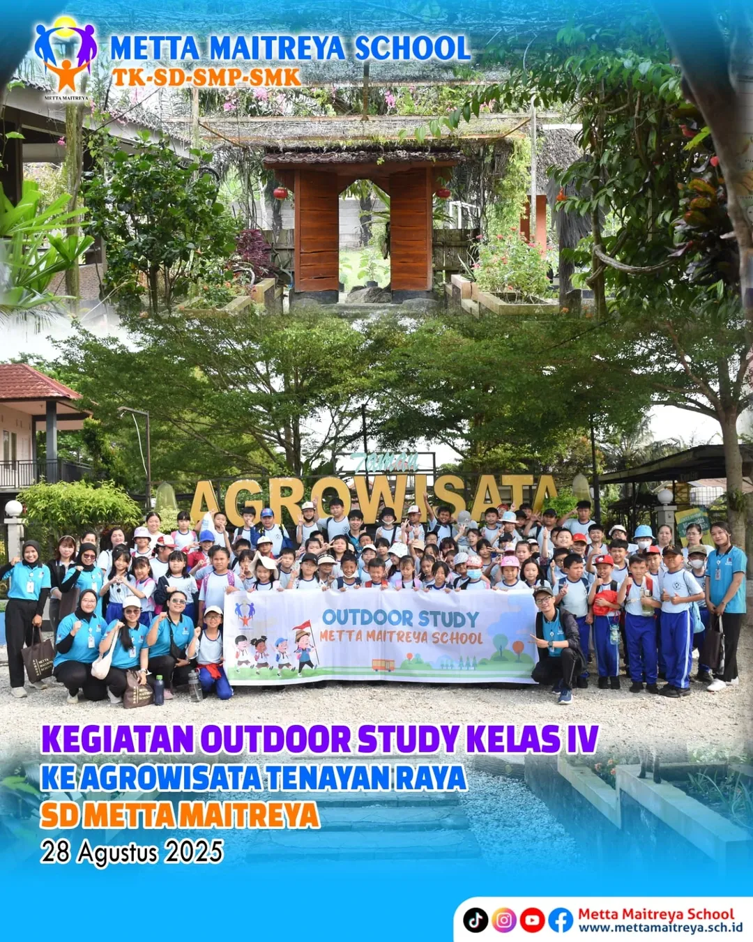 Outdoor Study ke Agrowisata Tenayan Raya